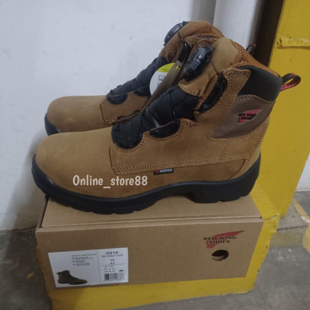 Sepatu Safety Redwing BOA 4216 Original 100% Berkualitas - Safety Shoes Keselamatan Kerja Import