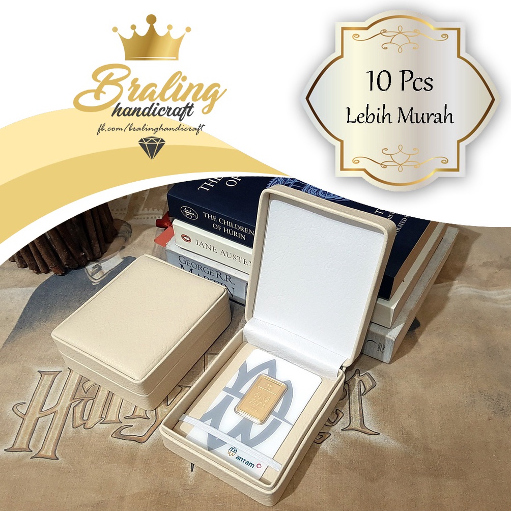 KODE V55L Kotak Emas Antam UBS LM Minigold Logam Mulia Batangan Gold Gift Box Tempat Hadiah Kado Ema