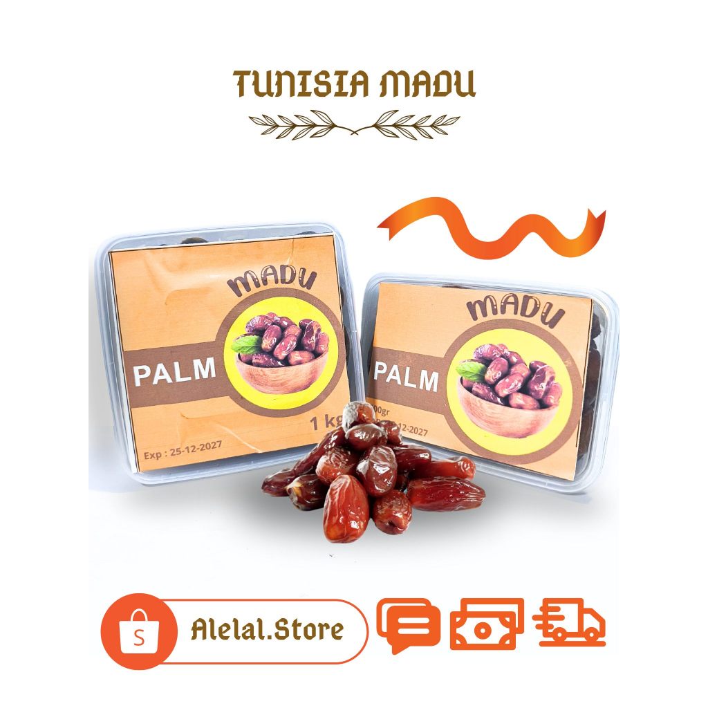 

Kurma Tunisia Madu (GB) 500gr - 1000gr / Tunis Madu / Kurma Tunisia Barari / Kurma Tunis Madu