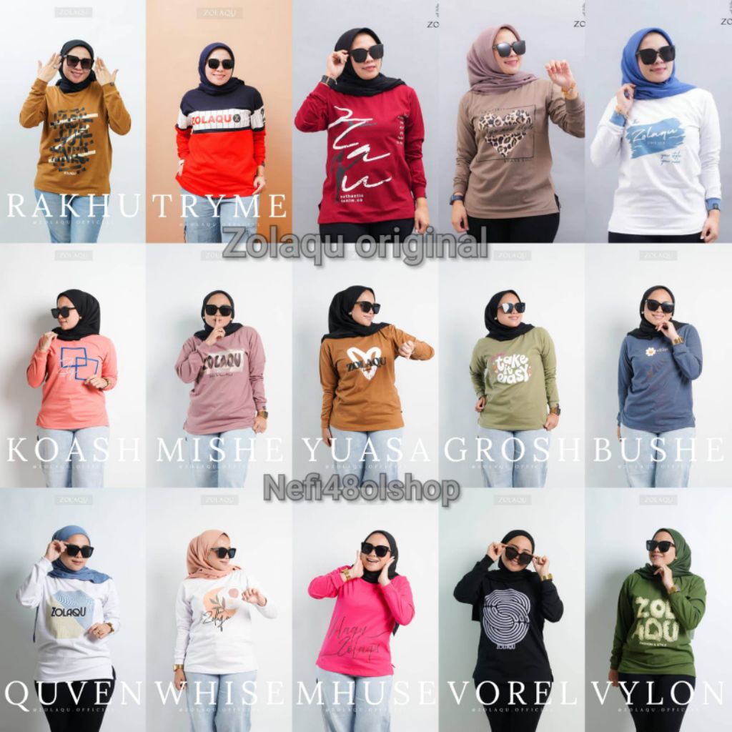 Atasan zolaqu original motif terbaru / atasan wanita terlaris