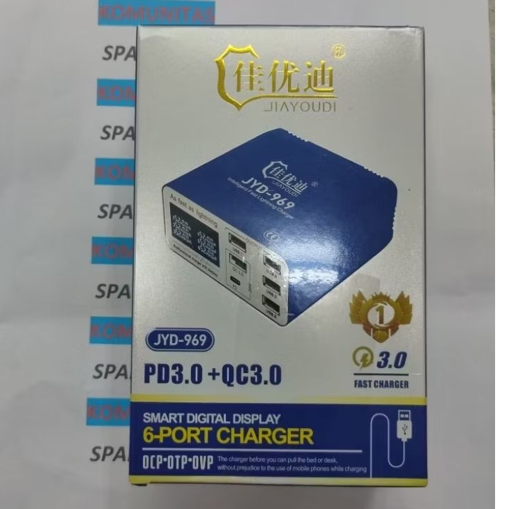 6 USB PORT MULTI PORT CHARGER FAST CHARGER KATEX