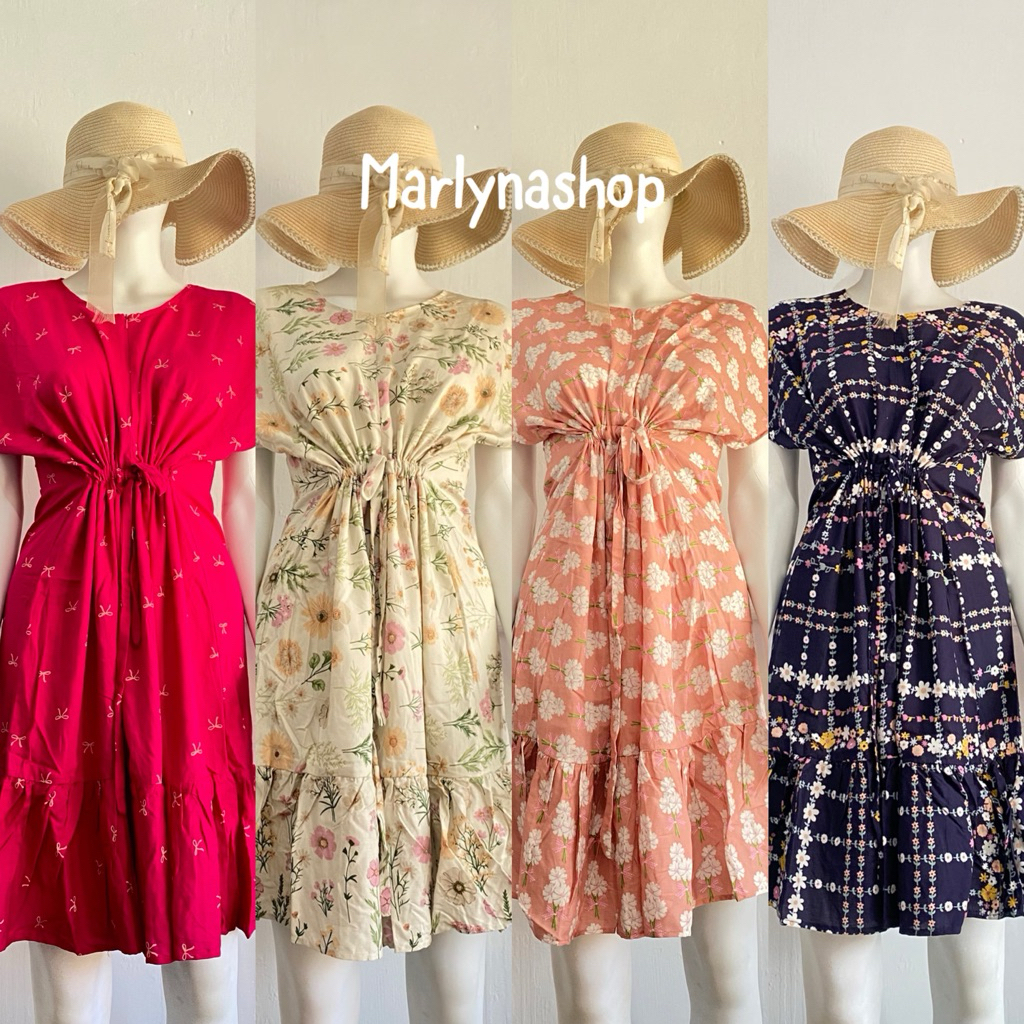 Daster ruffle serut / daster ruffle busui viral / daster serut rempel selutut