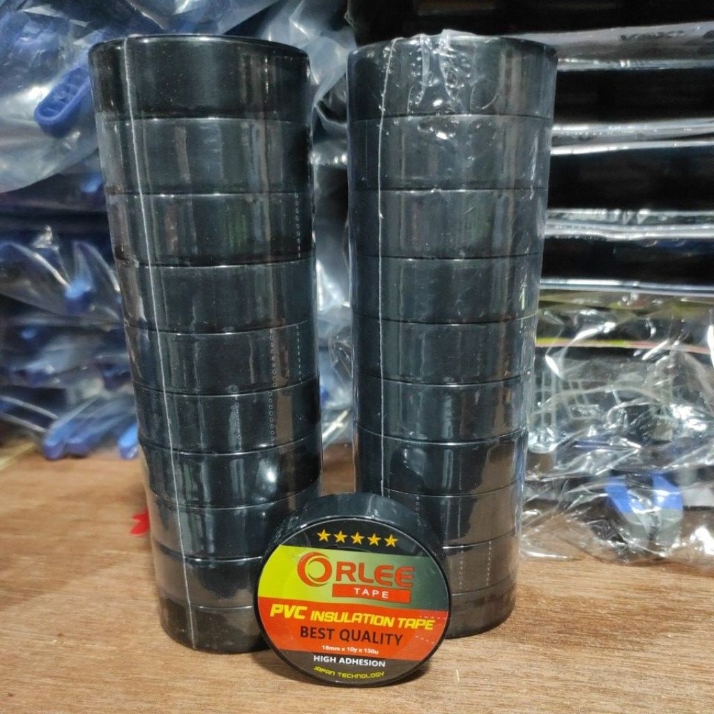 

solasi listrik pvc solasi hitam 18mmx 10y 10 roll