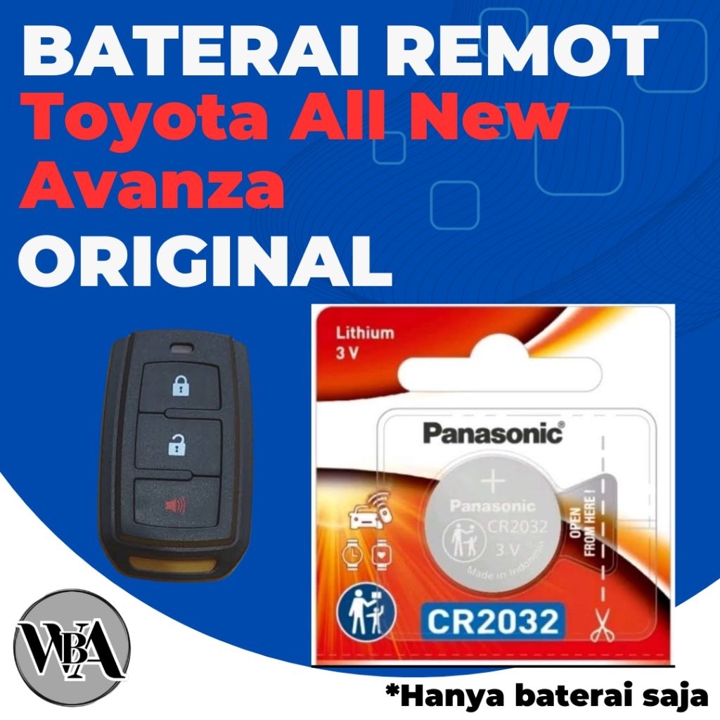 Baterai remot mobil Toyota All New Avanza