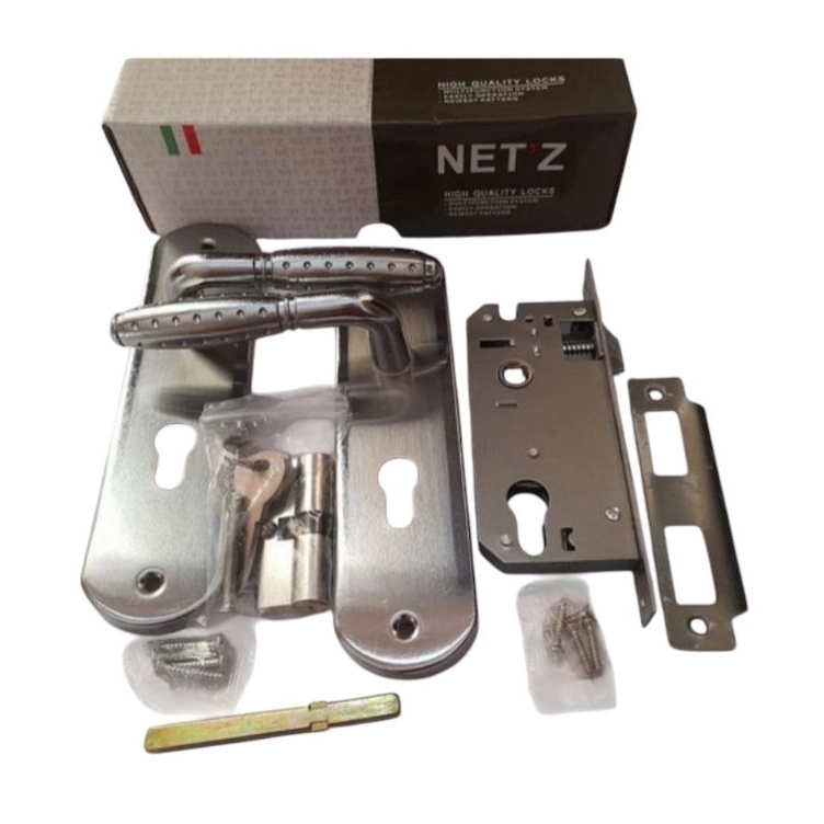 KODE F88Z 1 SET SLOT GANGGANG KUNCI PINTU RUMAH NETZ UKURAN TANGGUNG STAINLESS