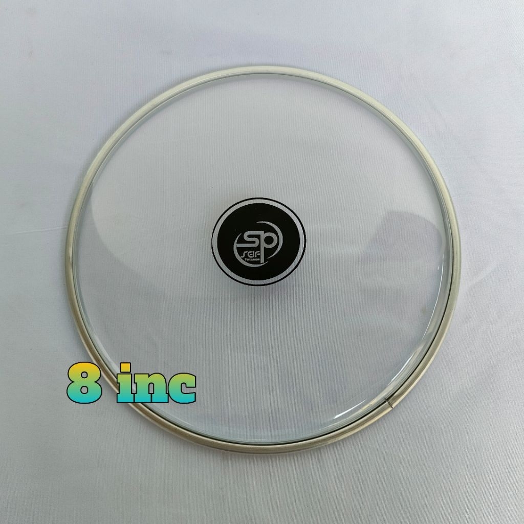 Head drum mika Darbuka 8 inch SP seif percussion bening transparan