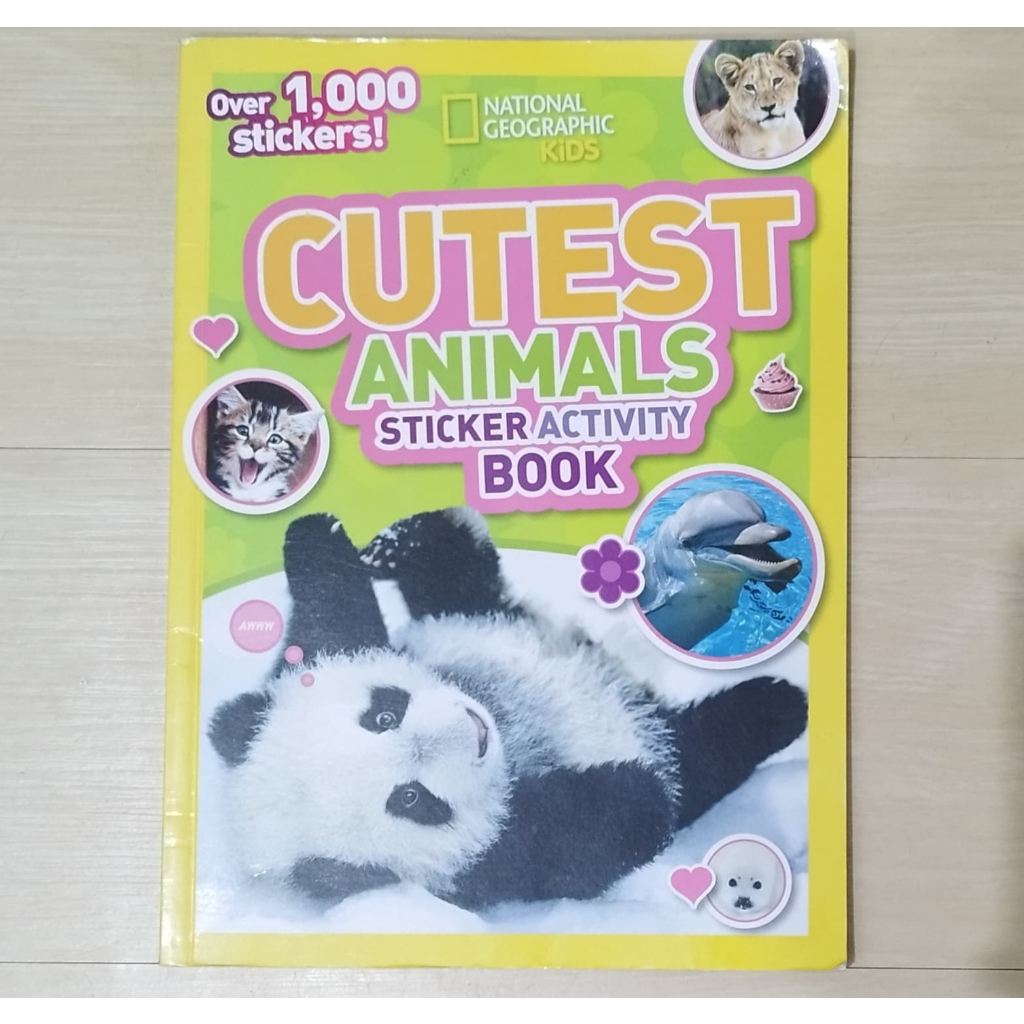 NatGeo Kids Cutest Animals Sticker Activity Book