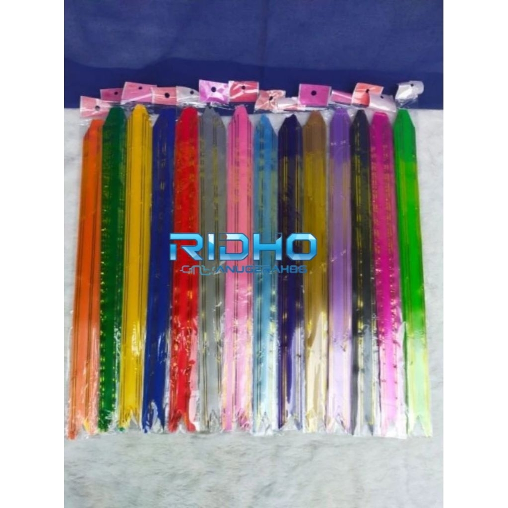 

(isi 10pcs) pita tarik/ pita serut list gold uk 30mm