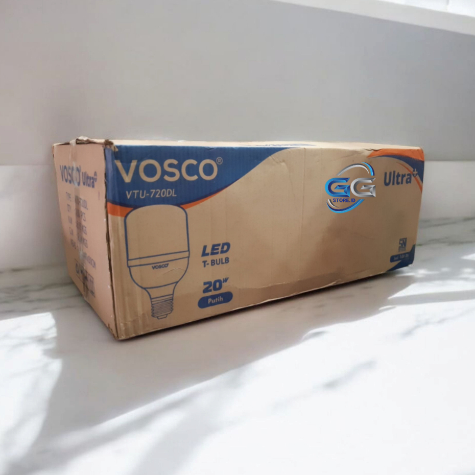 Paket 1 Koli VOSCO Ultra Lampu Bohlam LED 20 Watt / 1 Karton Isi 100 Pcs Lampu LED Vosco Ultra 20W