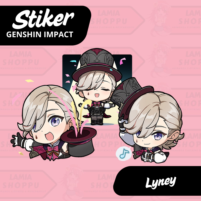 

Sticker Genshin Impact Lyney | Stiker Lyney Genshin | Sticker Lyney GI