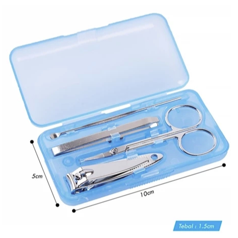 Menicure Pedicure Set 4IN1 / Manicure Pedicure Alat Gunting Kuku 4 In 1 / Stainless Manicure Set 4IN