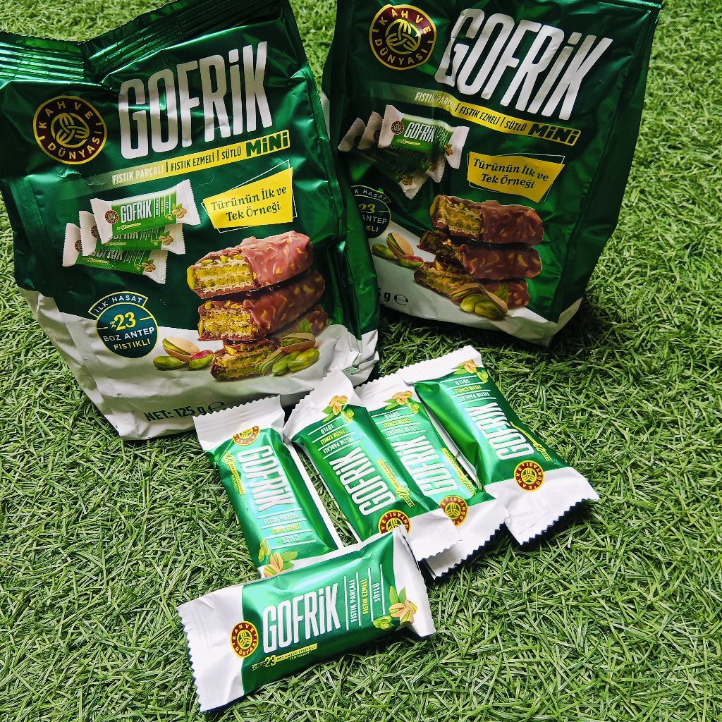 

Bella Belli Gofrik Cokelat Pistachio Berkualitas Premium Chocolate Kahve Dnyas Coklat Turki