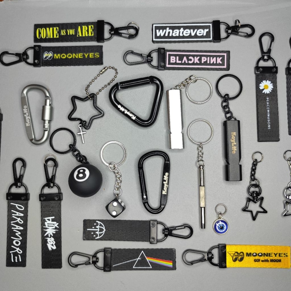 "Mutilation" Carabiner keychain gantungan kunci skena kalcer CUSTOM SKENA SKENA