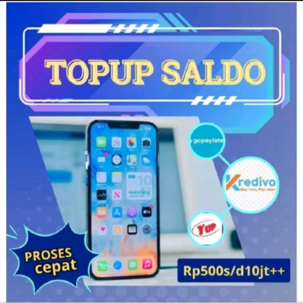 

BEST SELLER!!! TOPUP SALDO/PULSA TRANSFER 500S/D10JUTA|