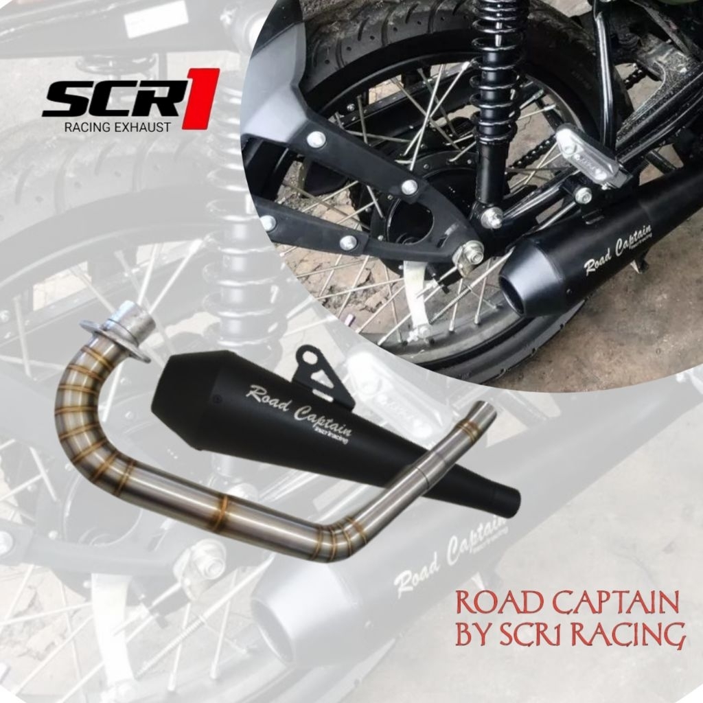 Knalpot Keeway Caferacer 152 - Knalpot Keeway 152 Road Captain