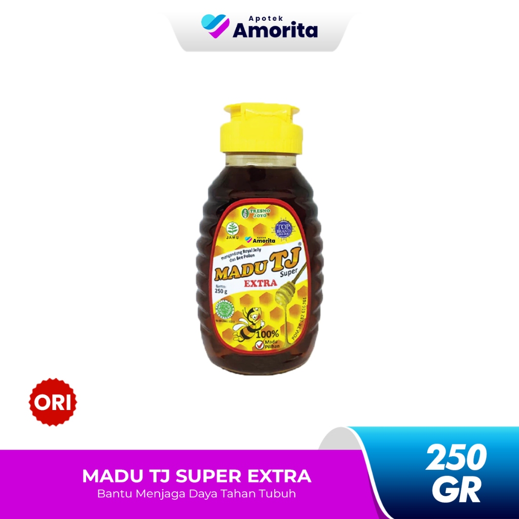 

Madu TJ Super 250gr - Mengandung Royal Jelly dan Bee Pollen