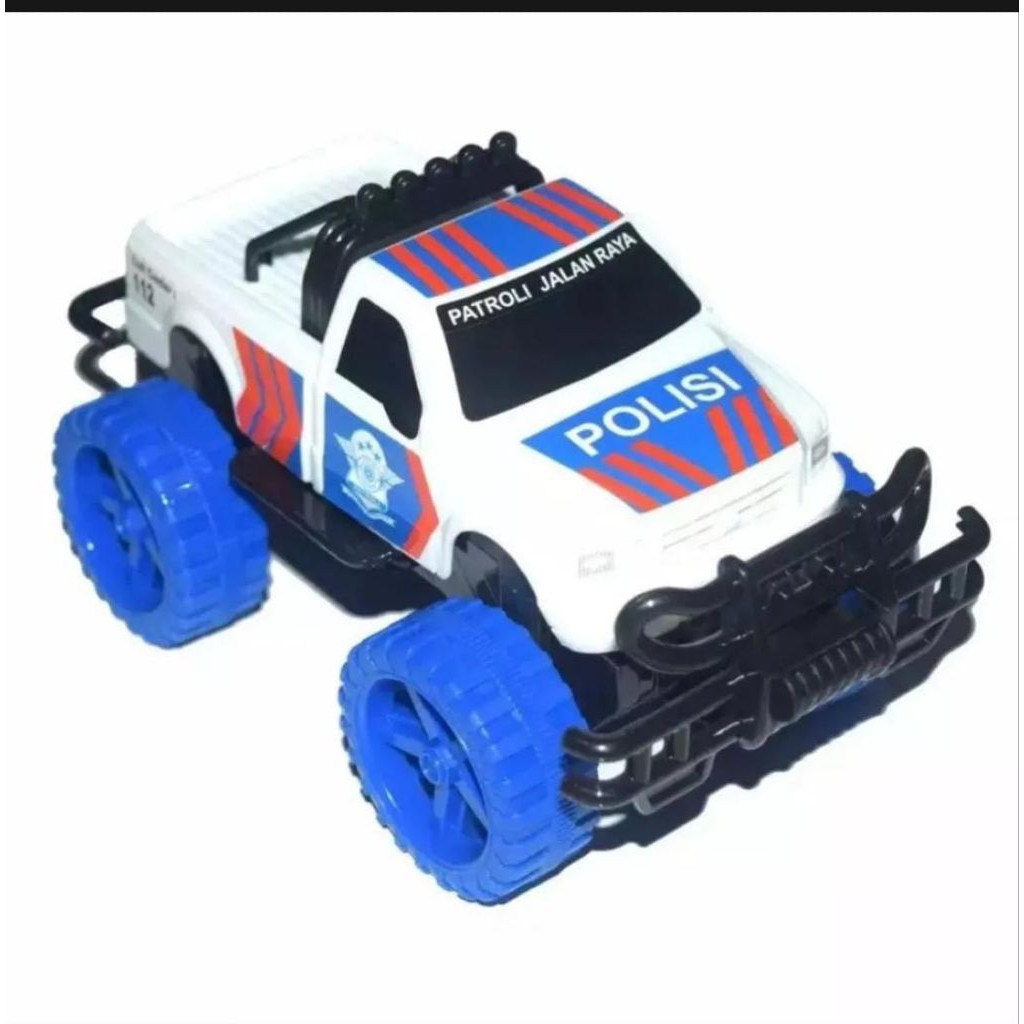 Mainan Mobil jeep polisi Cars Monster Truck
