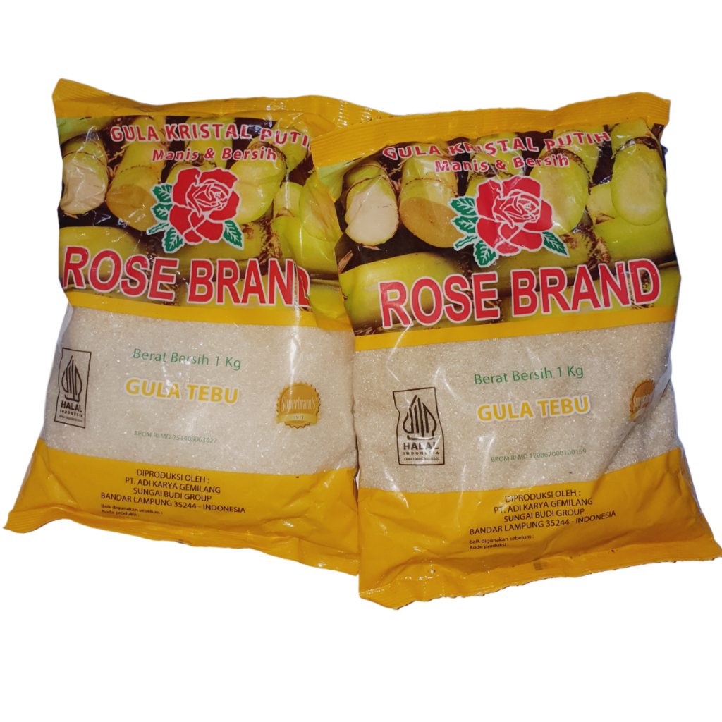 

Gula Pasir Rose Brand 1kg Premium Halus Bersih Original