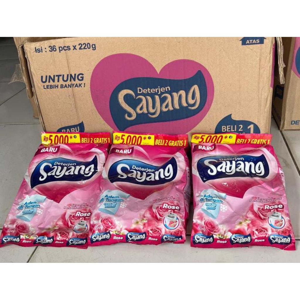 Detergent Sayang - Detergent bubuk @1Dus