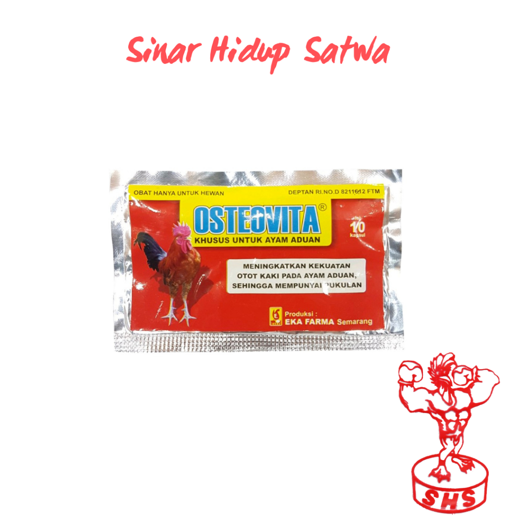 Obat penguat otot kaki ayam Osteovita