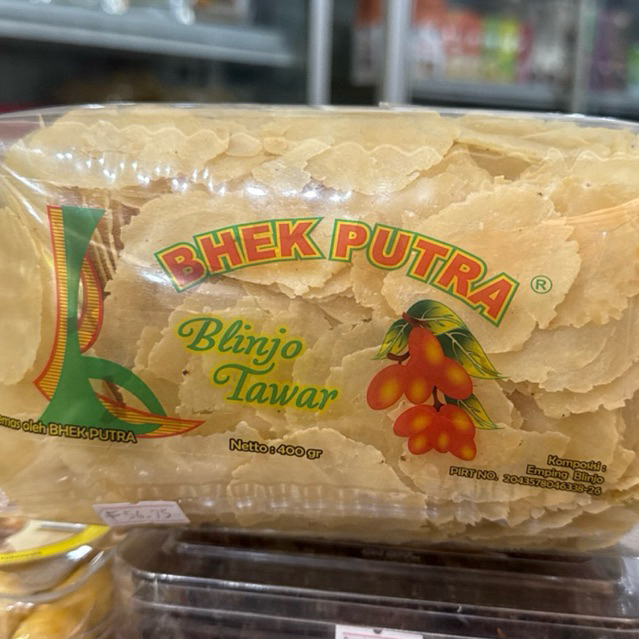 

belinjo tawar/ emping tawar mentah