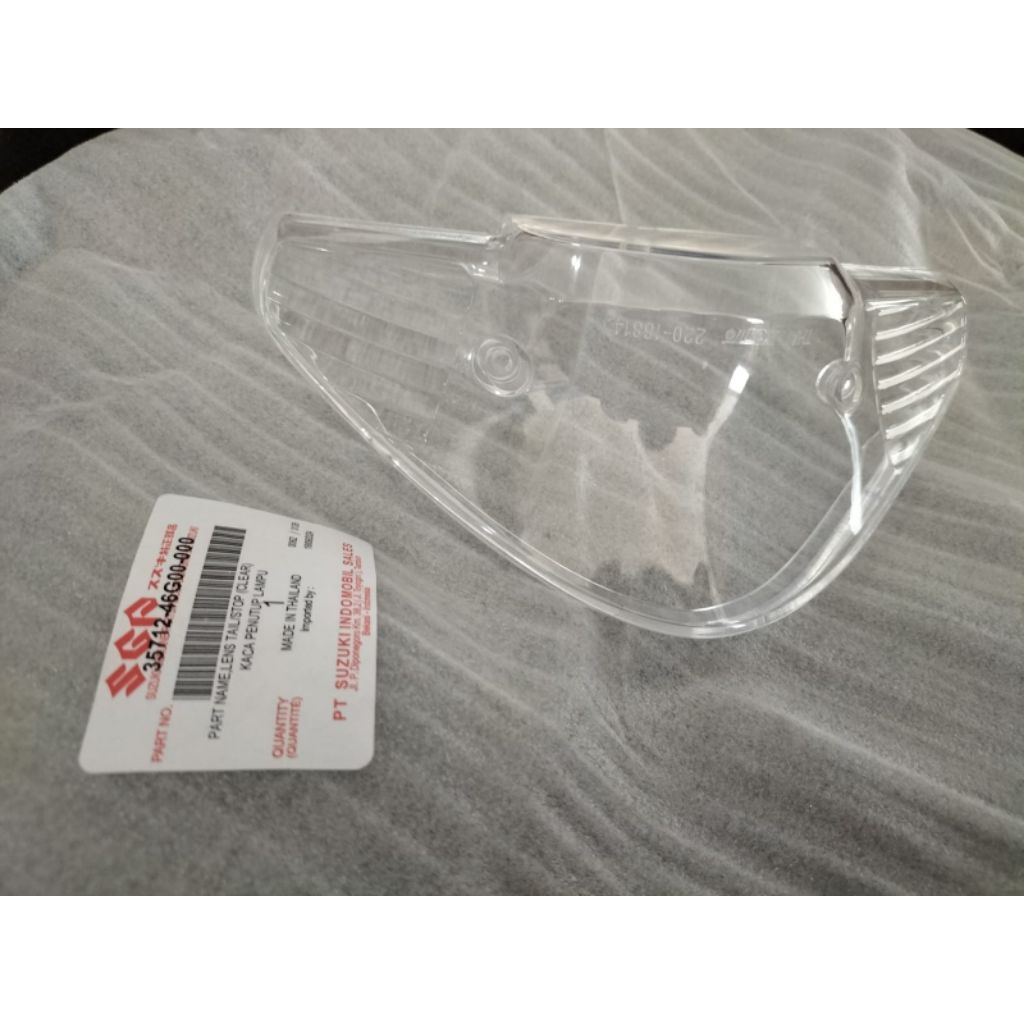 Mika kaca lampu stop Suzuki spin 125 bening original SGP