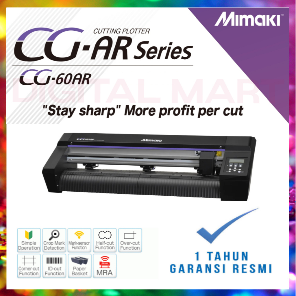

Mesin Cutting Plotter MIMAKI CG60-AR CG60AR Cutter Jepang Sticker Vinyl Potong Pemotong