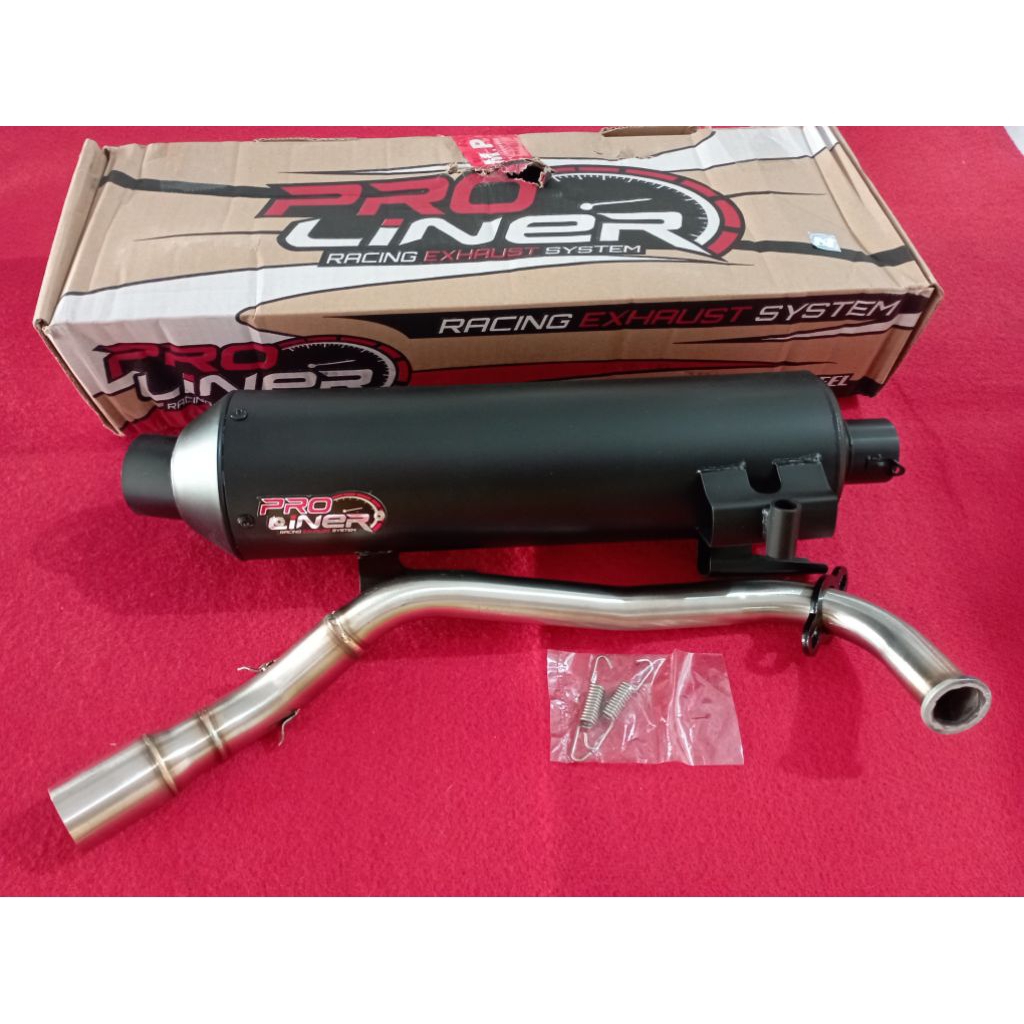 Knalpot Nmax old Black standar racing Original Proliner