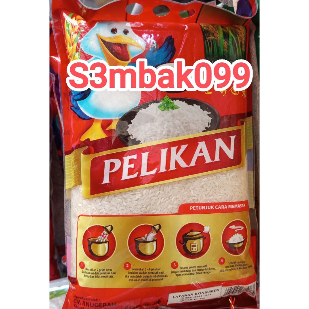 

BERAS PREMIUM PELIKAN 5KG ISI 2 SAK
