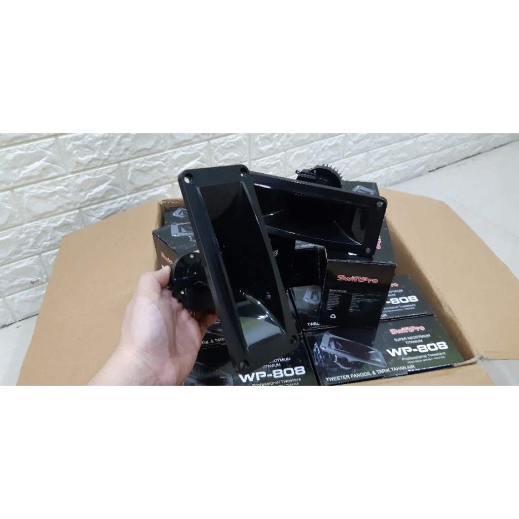 Speaker Panggil Walet Tahan Air WP-808 Hitam Magnet Neodymium, Tweeter Walet, Tweeter Panggil Walet