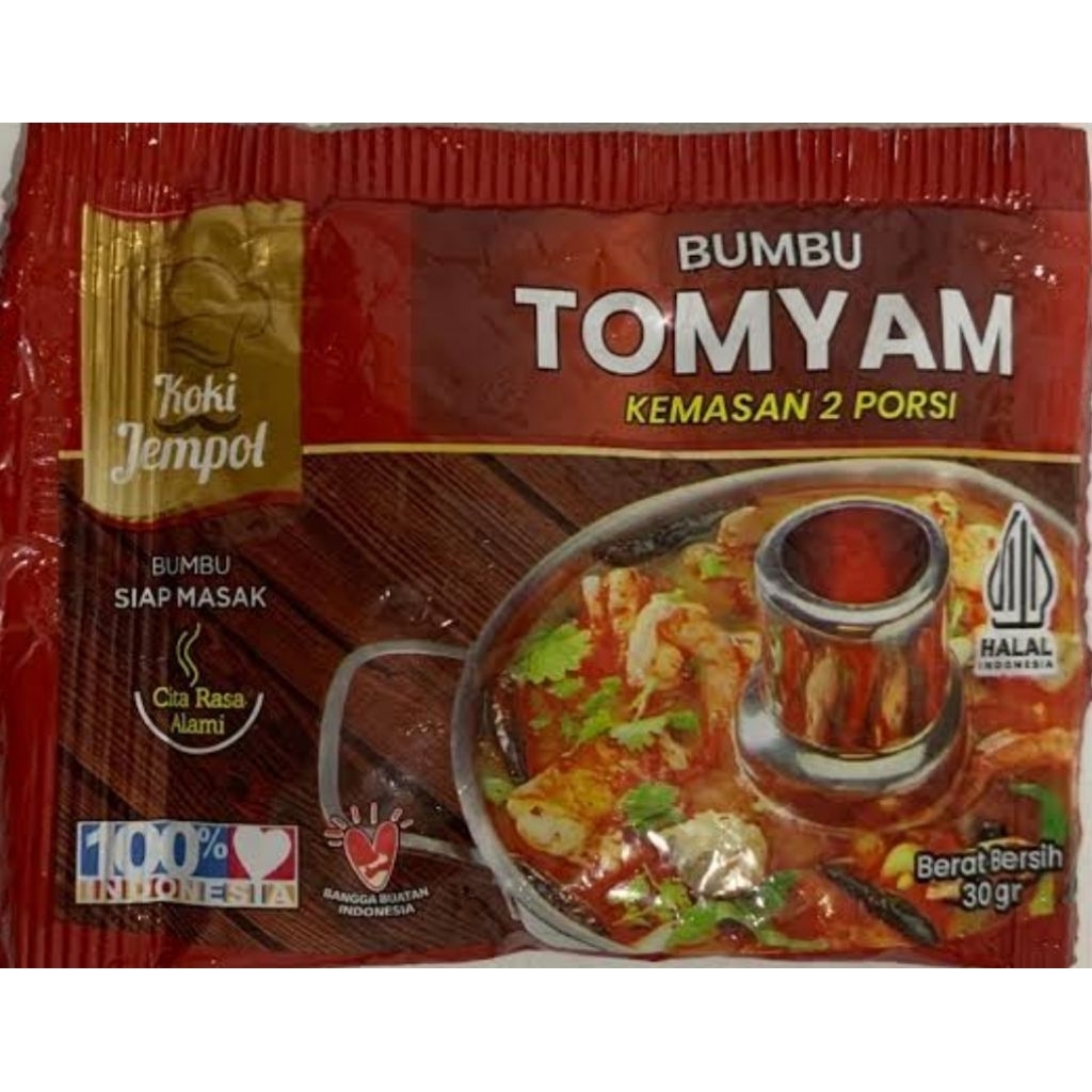 

Koki Jempol 30 gr Tomyam Steamboat Bogor Frozen