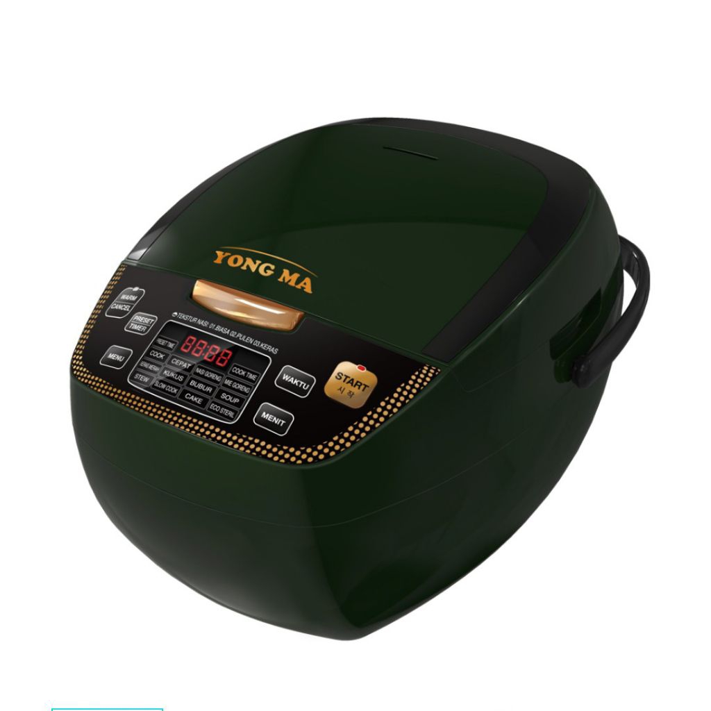 Magicom Rice Cooker Digital 2.0L Yongma SMC-8017 Panci Eco Ceramic Anti Lengket Menu 12 Function Gar