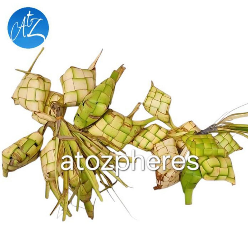 

Sarang kulit ketupat nasi lontong ketan khas Lebaran Idul Fitri Eid Mubarak