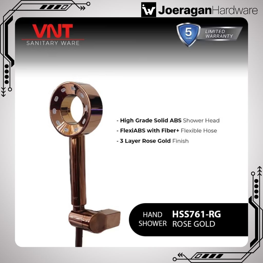 VNT Shower Set HSS761-RG Rose Gold