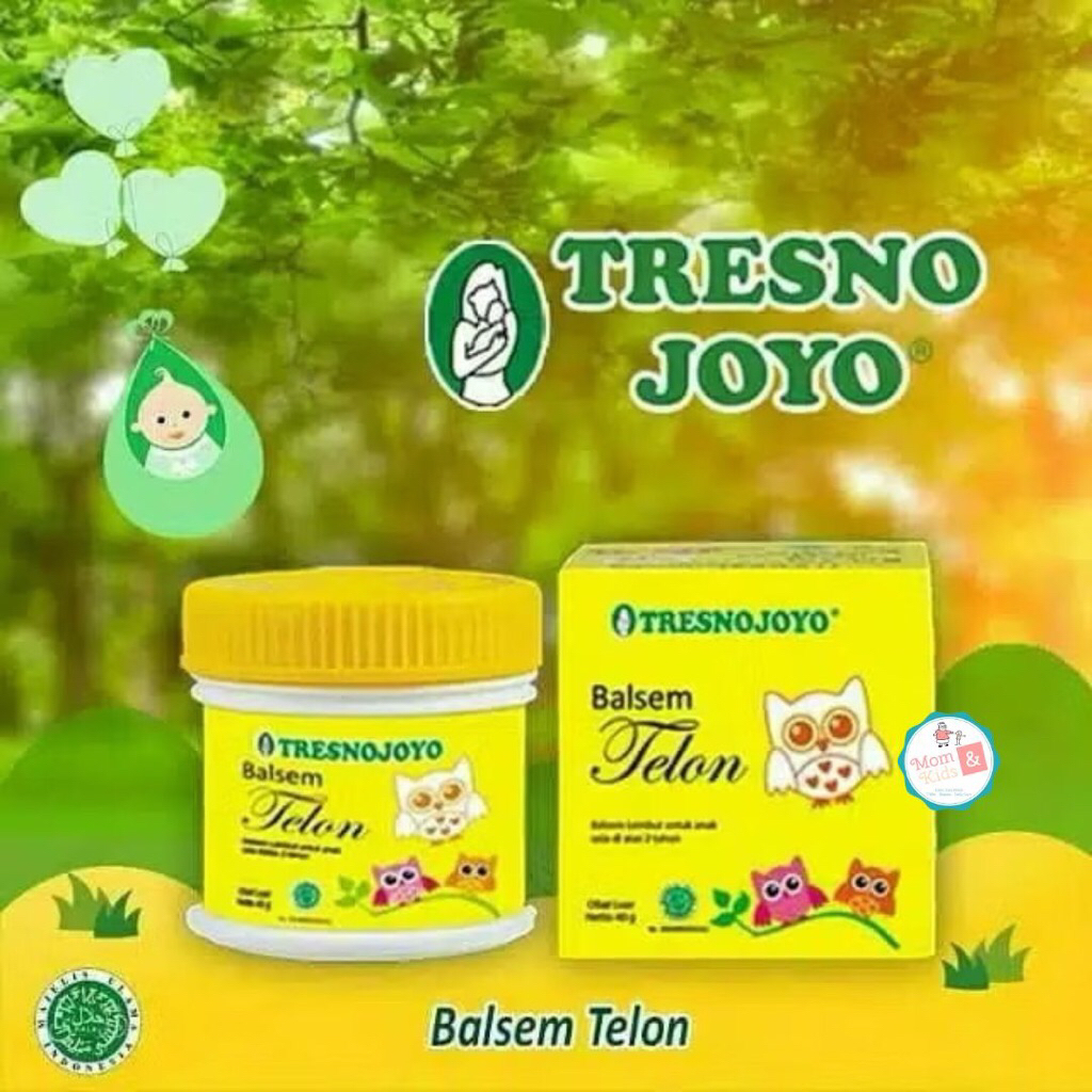 TRESNO JOYO TRESNOJOYO BALSEM TELON 40GR | BALSEM BAYI UNTUK FLU DAN BATUK