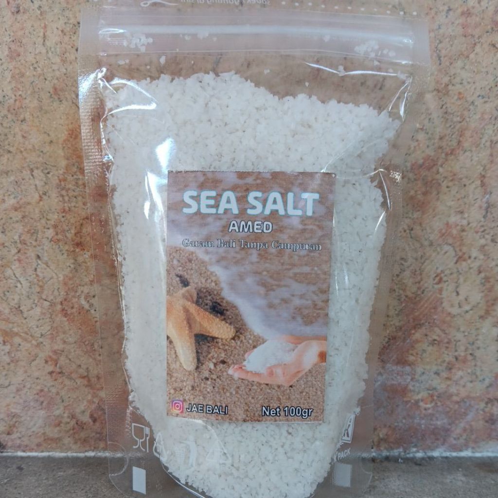 

100g AMED seasalt/Garam bali crystal flake