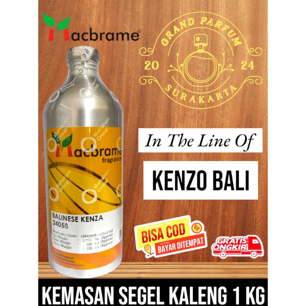 BALINESE KENZA { Kenz0 Bal! } BY MACBRAME KEMASAN SEGEL KALENG 1 KG ( ORIGINAL )