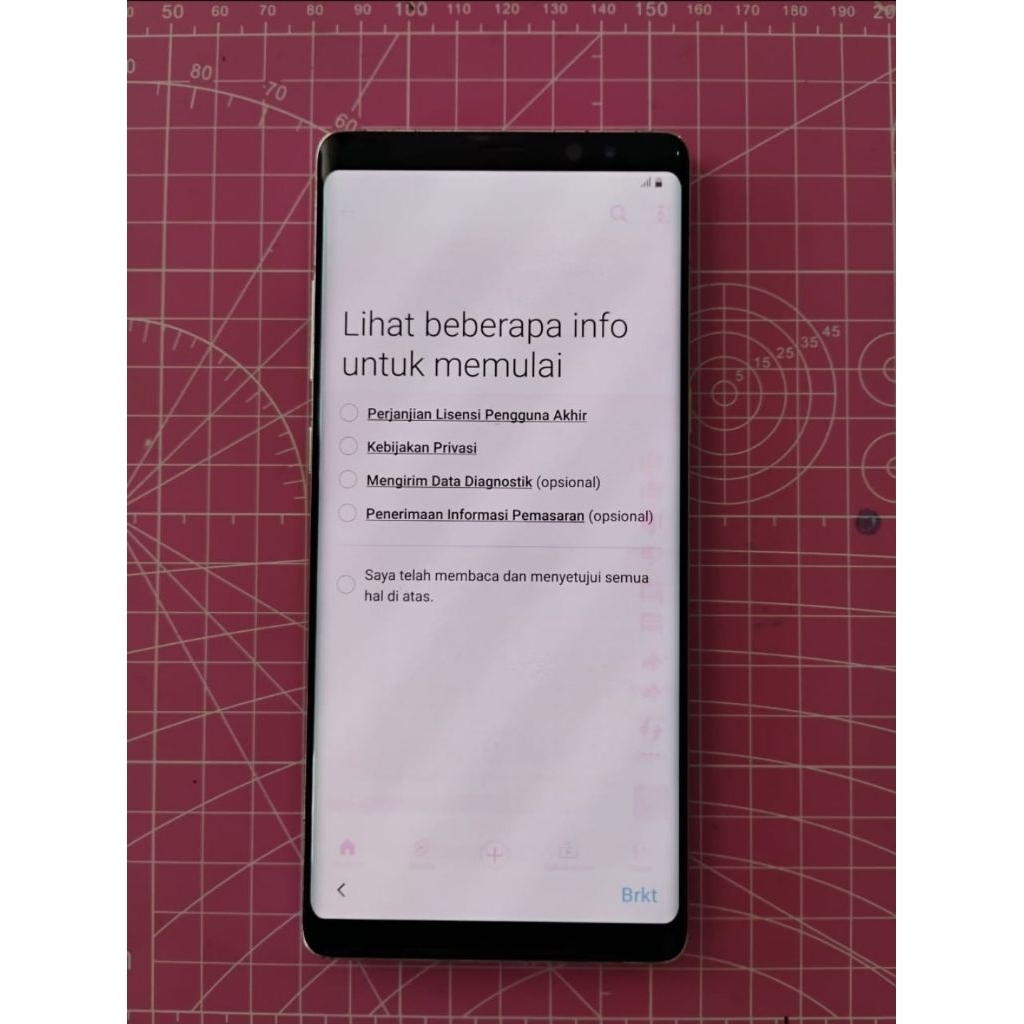 HP Samsung Galaxy Note 8 Ram 6/64 gb smartphone