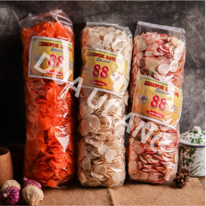 

Kerupuk Bawang 88 GRADE A!! Bawang Putih Asli Kating 2.5KG
