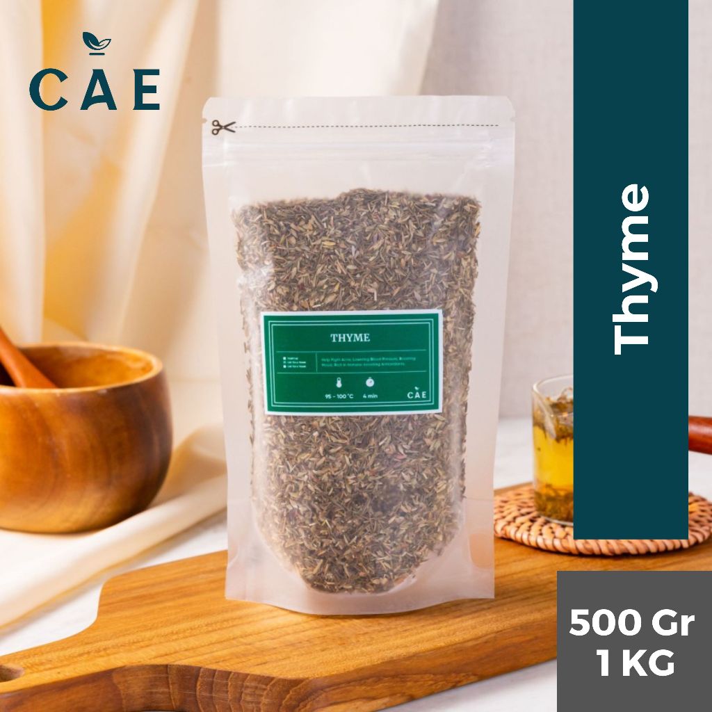 

Dried Thyme Leaves Daun Timi Kering Organik Herbs Leaf 500 Gr - 1 KG