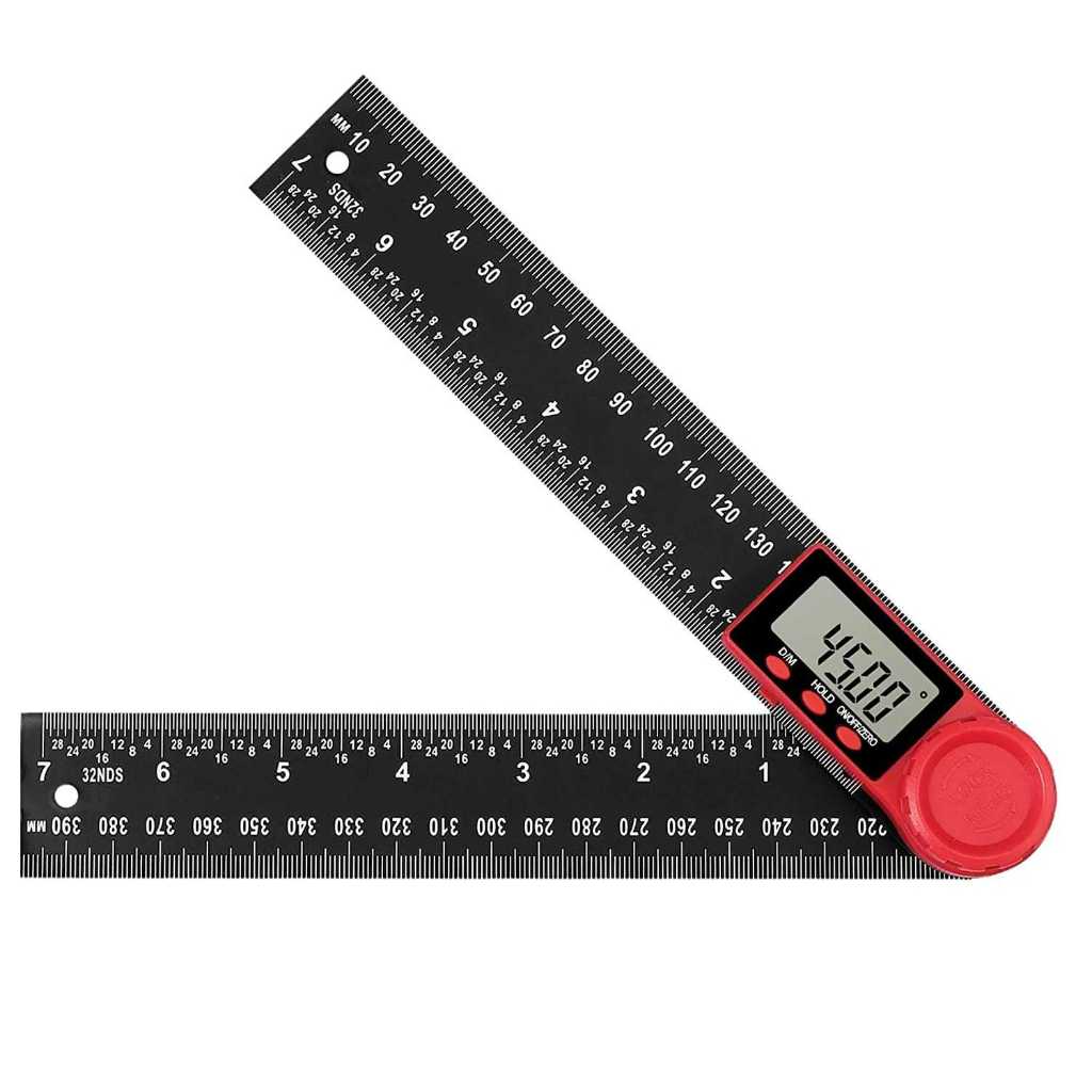 

Penggaris Multifungsi Adjustable Angle Ruler Set 200mm