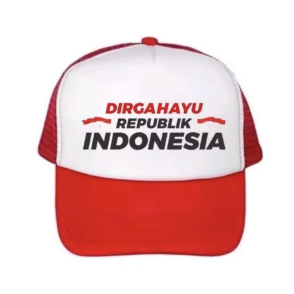 Topi merah putih Dirgahayu