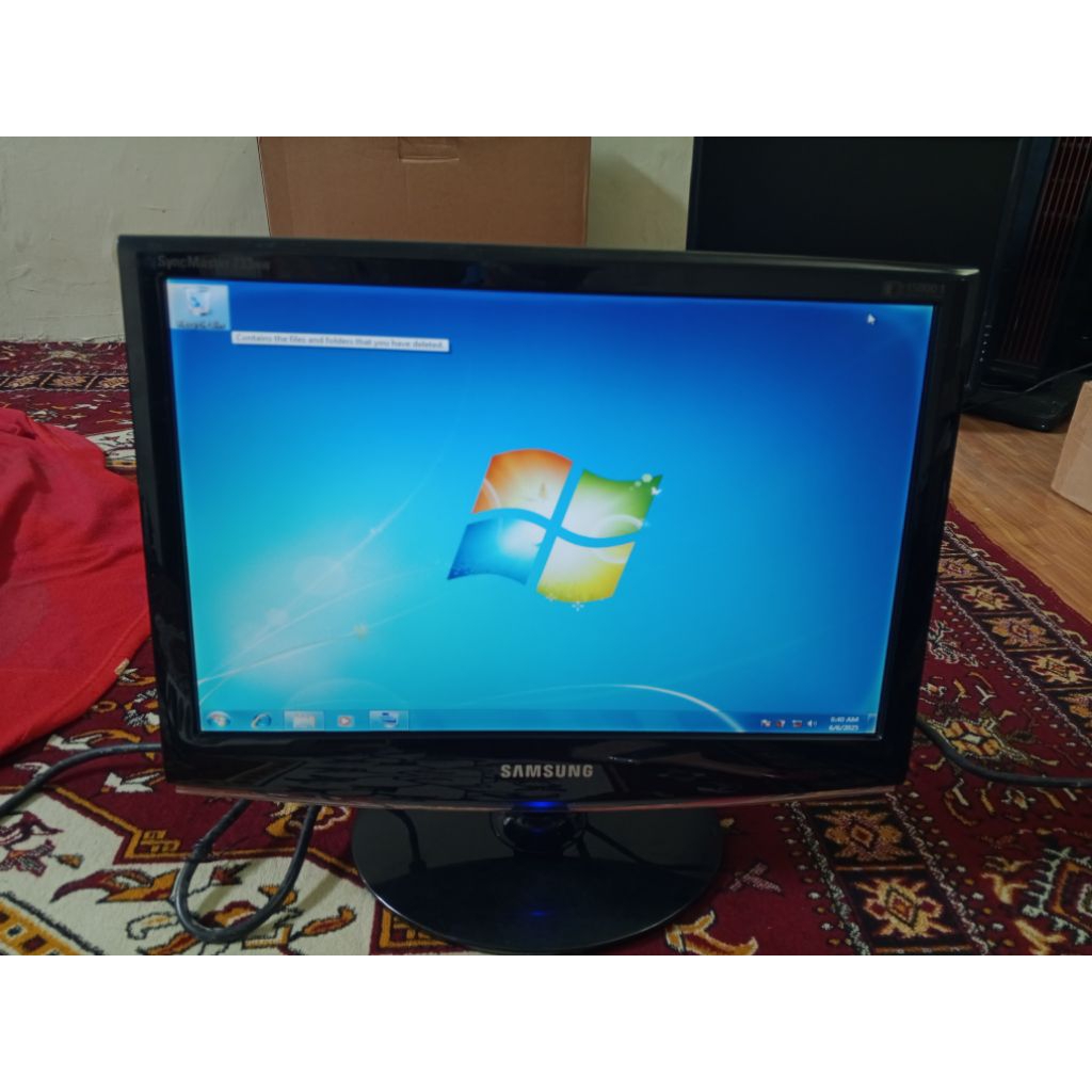 Monitor Samsung 17inch minus layak pakai