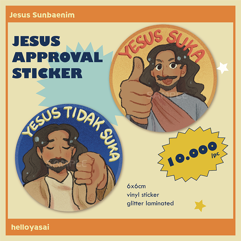 

Jesus Sunbaenim - Approval Sticker