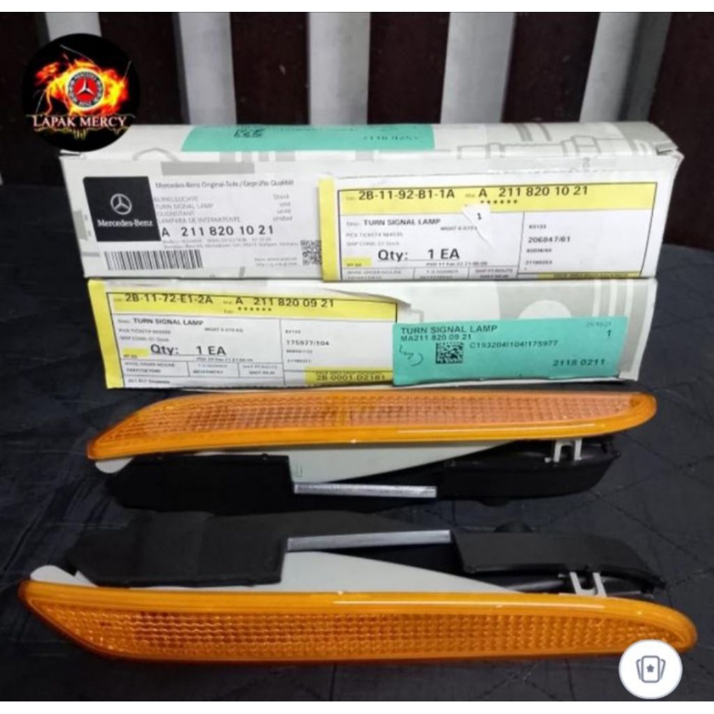 side marker mercy w210 facelift original