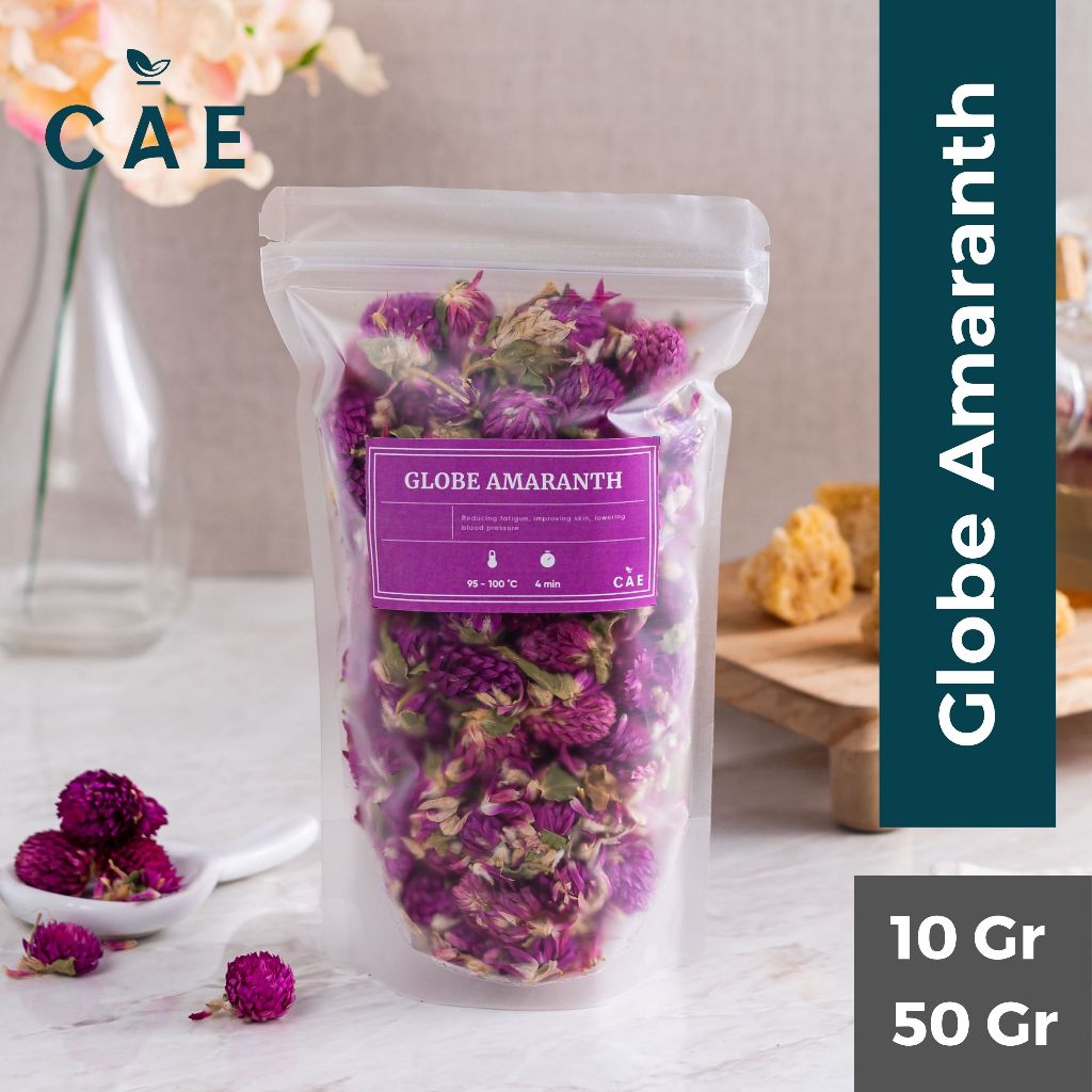 

Teh Bunga Globe Amaranth Purple Flower Tea Kenop Seduh 10gr - 50gr