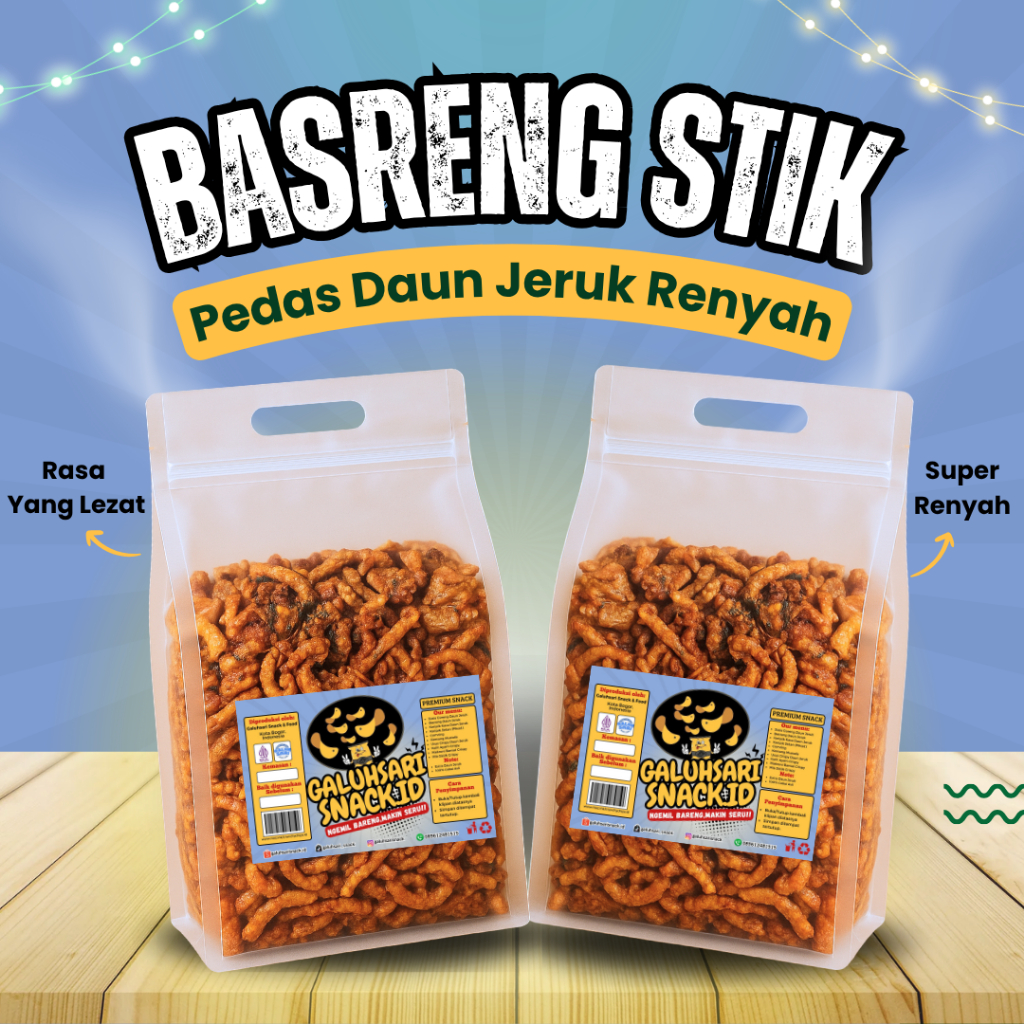 

Basreng Sultan Kiloan Bumbu Cikruh Rasa Pedas Spesial Daun Jeruk Super Renyah Nikmat Viral Anti Alot
