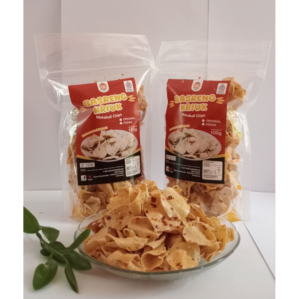 

Basreng Kriuk Qianahomemade 100g Cemilan kekinian Renyah Gurih khas Sukabumi