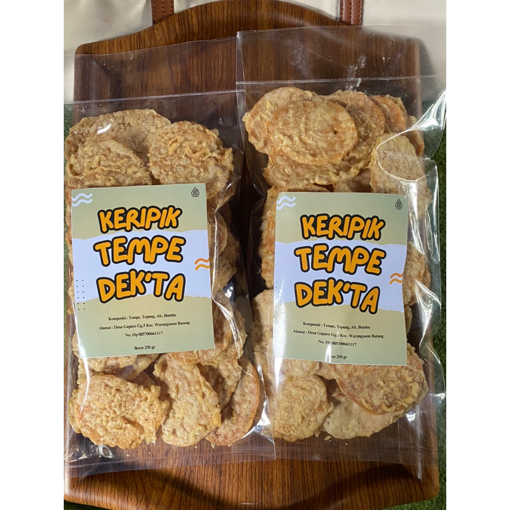 

Keripik Tempe Dek’ta Kriuk Super Gurih Khas Batang 250 gram