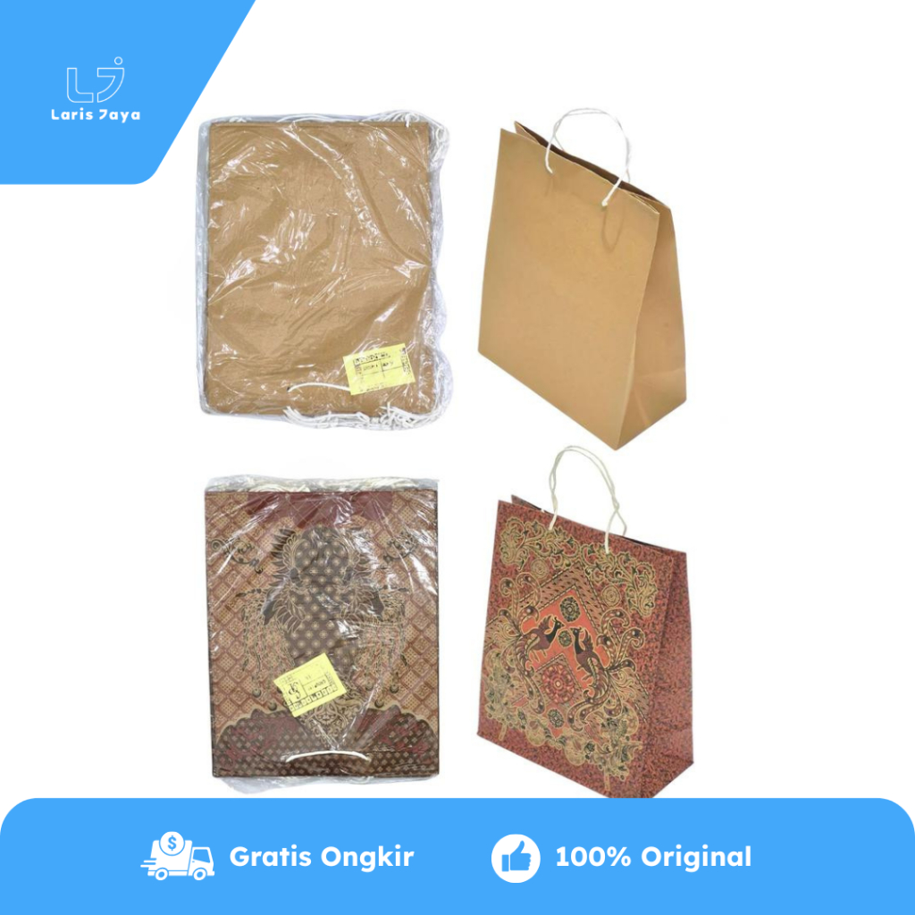 

1 LSN / 12 Pcs Paper Bag Bintang M (26x33x13)